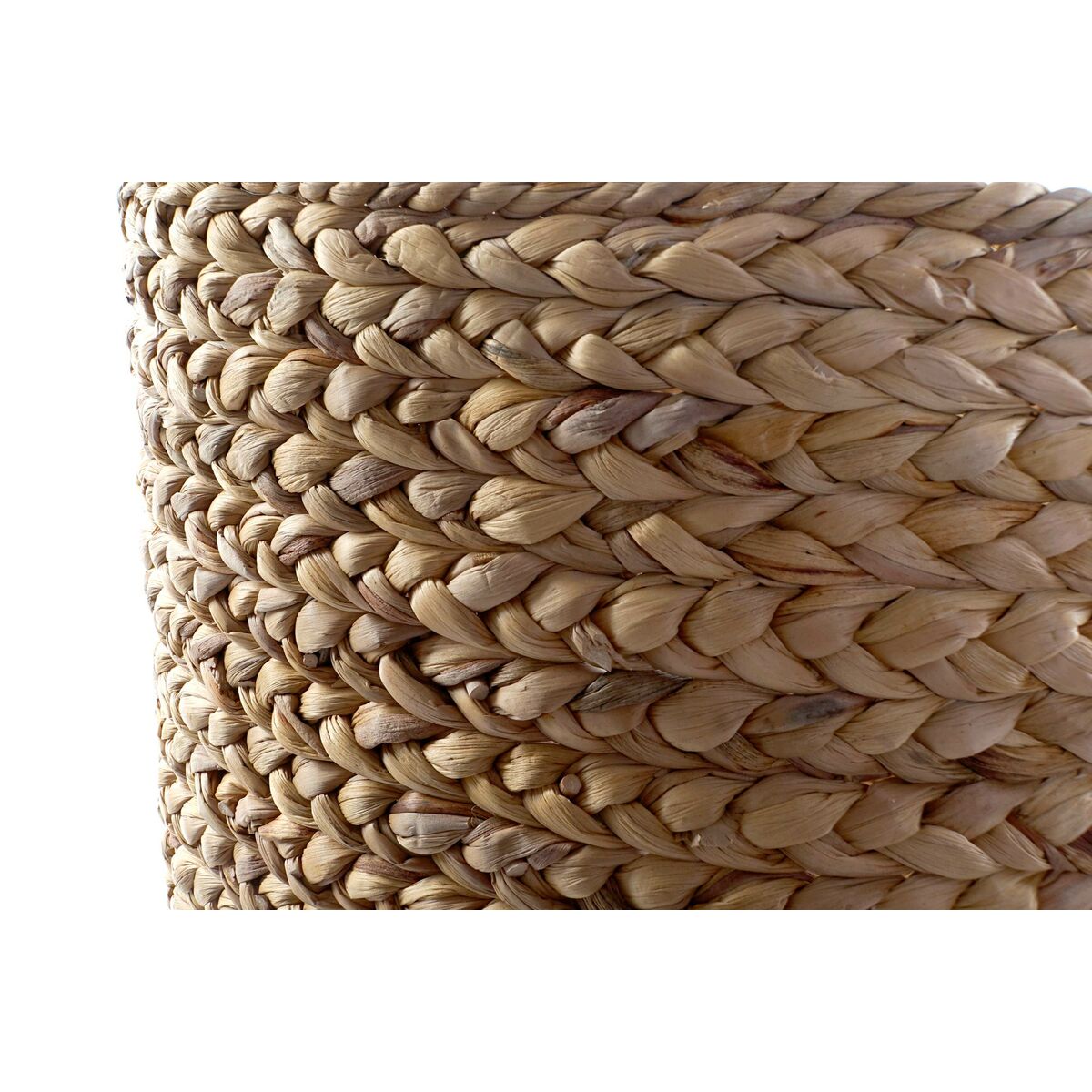 Basket set DKD Home Decor Brown Natural Rushes (2 Pieces)